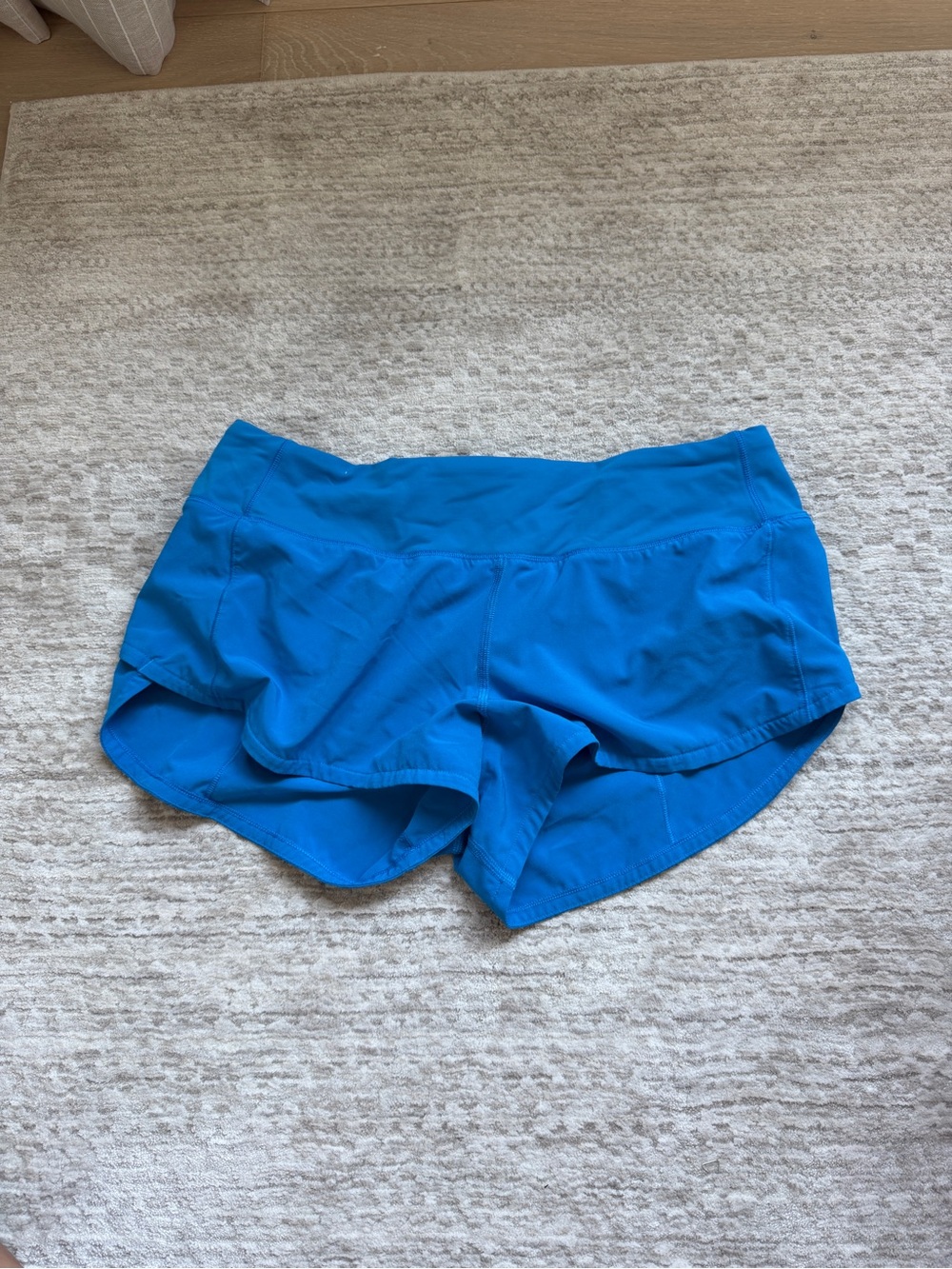 lululemon athletica Bright Blue Athletic Running Shorts